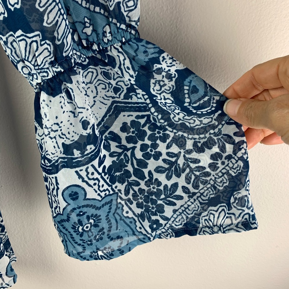 NWT 💙 Show Me Your Mumu Perveen Paisley Tunic - Picture 7 of 8